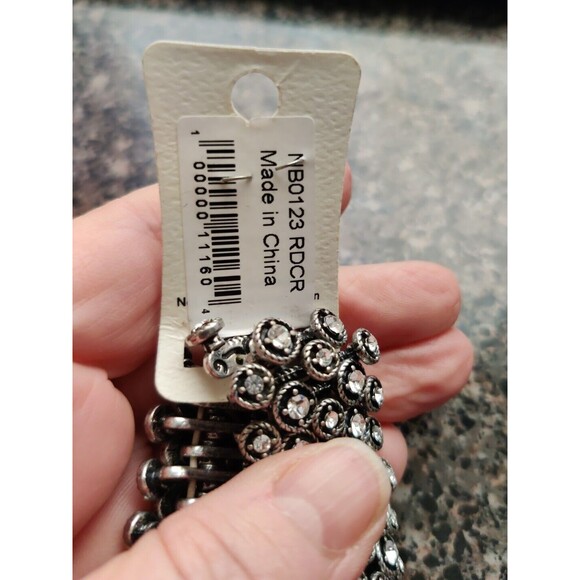 2003 Noblesse Collection Austrian Crystals Stretch Bracelet New - Picture 6 of 8